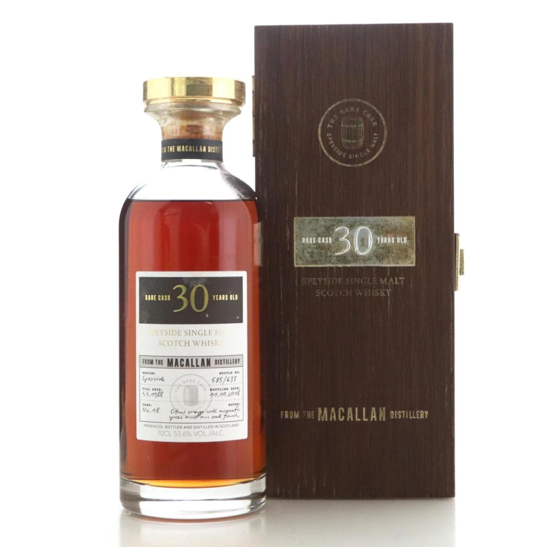 Macallan 1988 Rare Cask 30 Year Old Whisky | Whisky Auctioneer